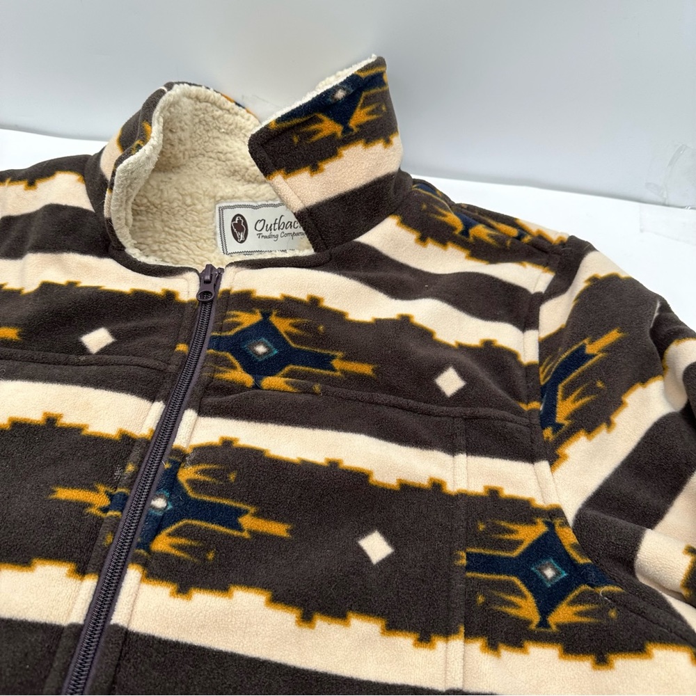 Pendleton Women's Patterned Fleece Jacket - Brown… - image 4